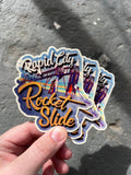 NEW! Rapid City Rocket Slide Sticker