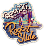 NEW! Rapid City Rocket Slide Sticker