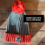 Friends Leather Patch Beanies