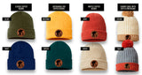 Friends Leather Patch Beanies