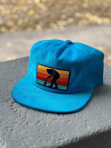 Friends embroidered patch corduroy Hat