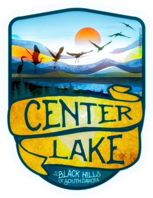 Center Lake Sticker