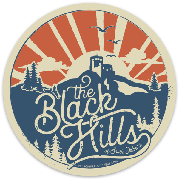 Black Hills Round Sticker – Black Hills Stickers & Apparel