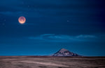 Lunar Eclipse over Bear Butte