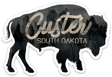 Custer SD sticker